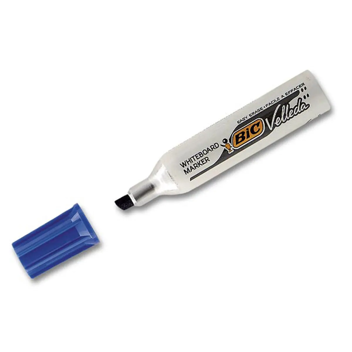 Marqueur effaçable à sec Velleda 1781 pointe biseau - Bleu - BIC photo du produit