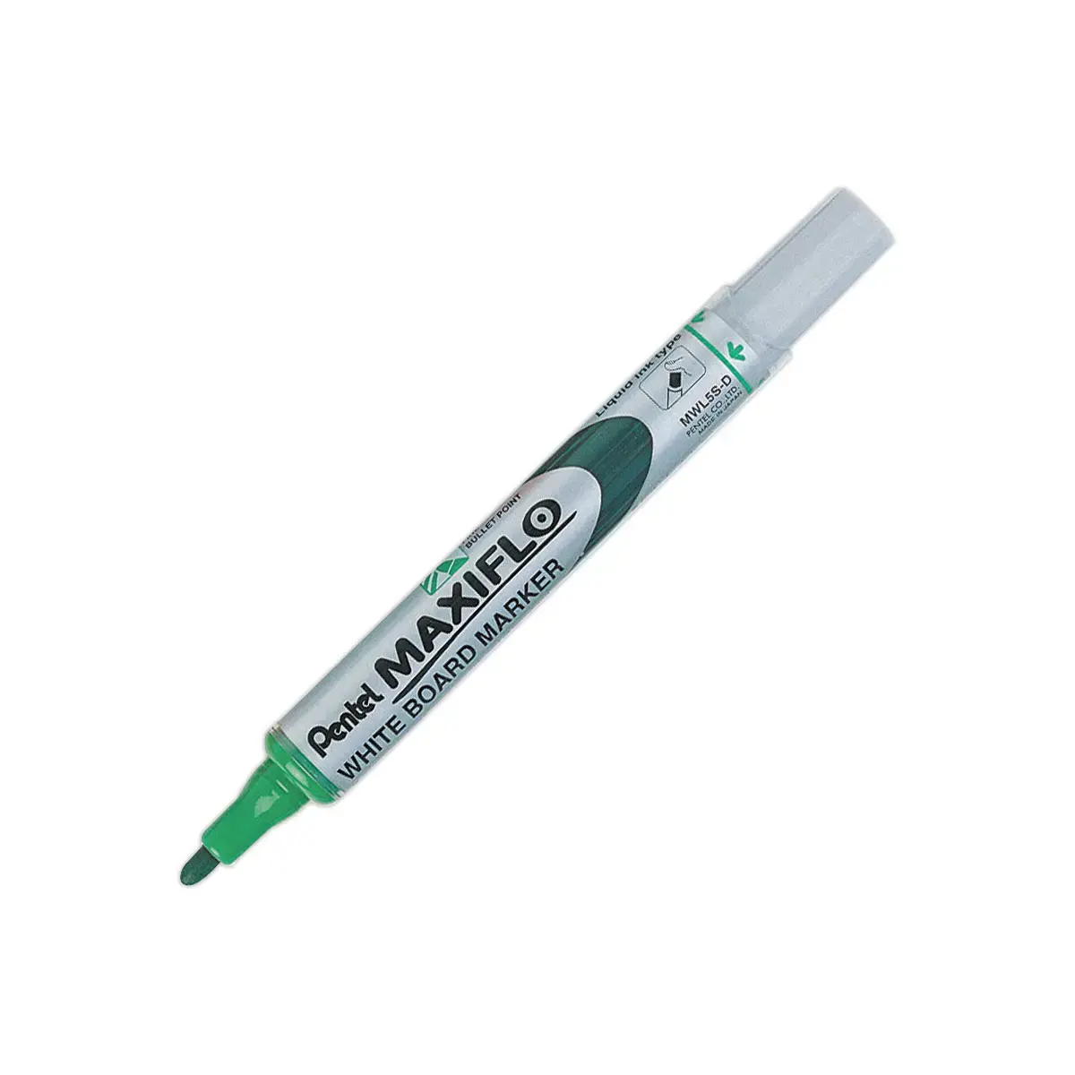 Marqueur effaçable à sec Maxiflo à pointe ogive - Vert - Pentel photo du produit
