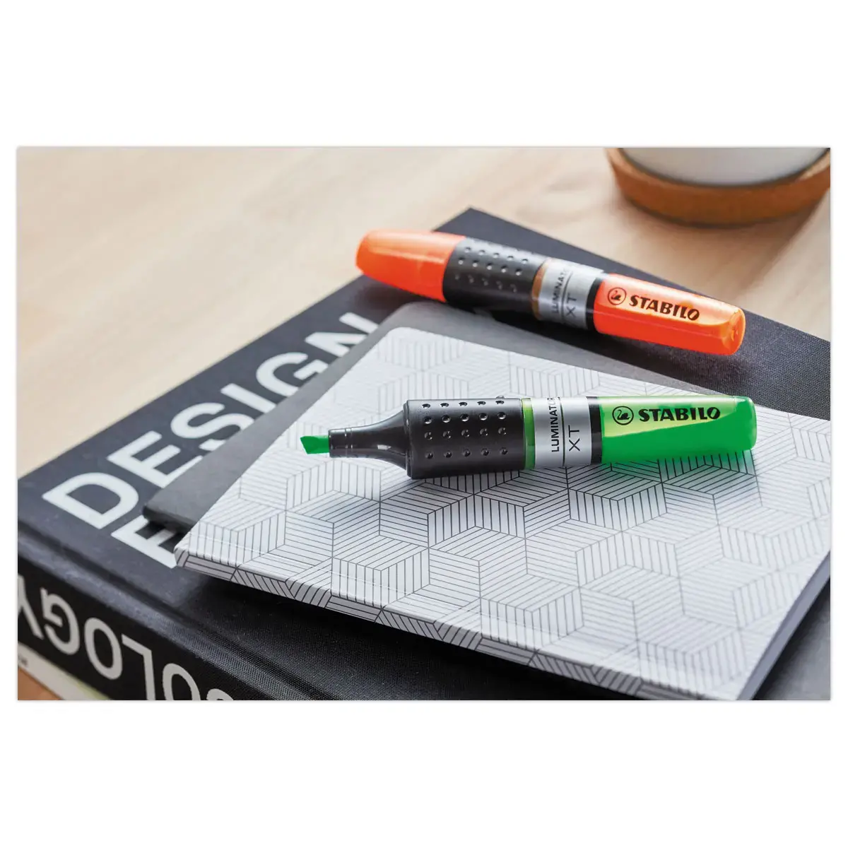 6 Surligneurs LUMINATOR - Encre liquide - Pointe biseautée - Coloris assortis - Stabilo photo du produit