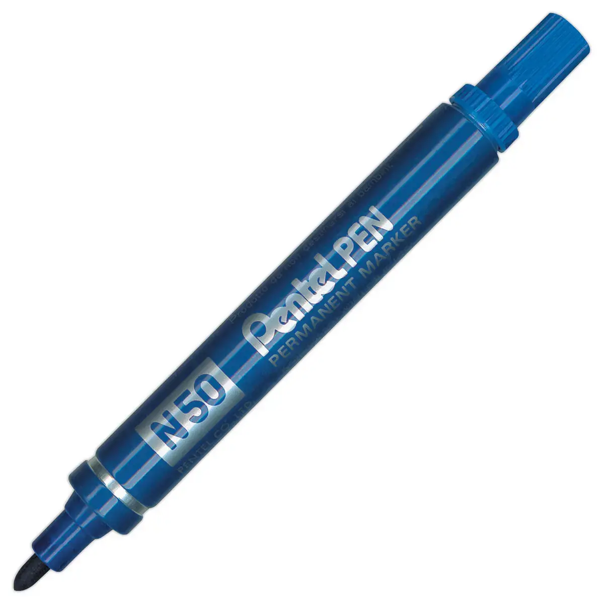 Marqueur &agrave; encre ind&eacute;l&eacute;bile N50 pointe ogive - Bleu - Pentel photo du produit