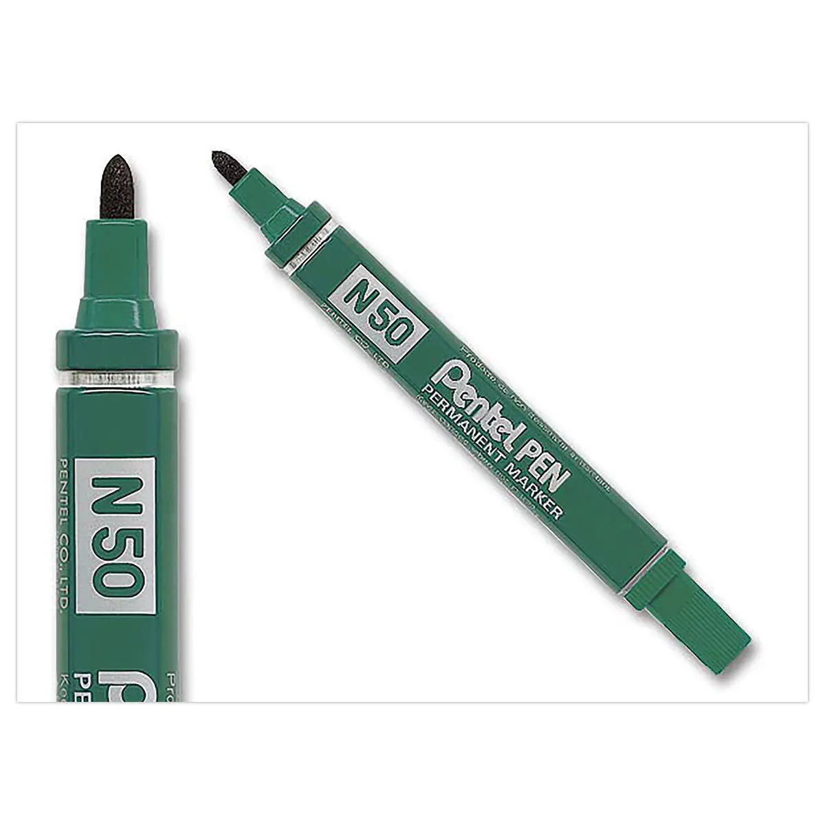 Marqueur permanent N50 - Pointe ogive - Vert- PENTEL photo du produit
