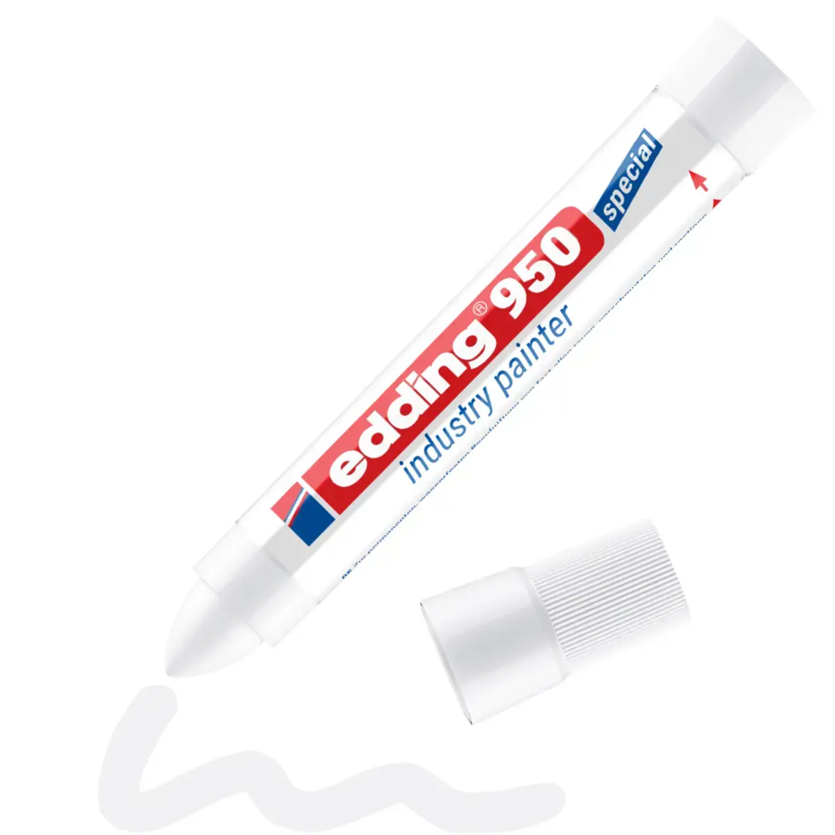 Craie permanente industrielle 950 - Blanc - Edding photo du produit