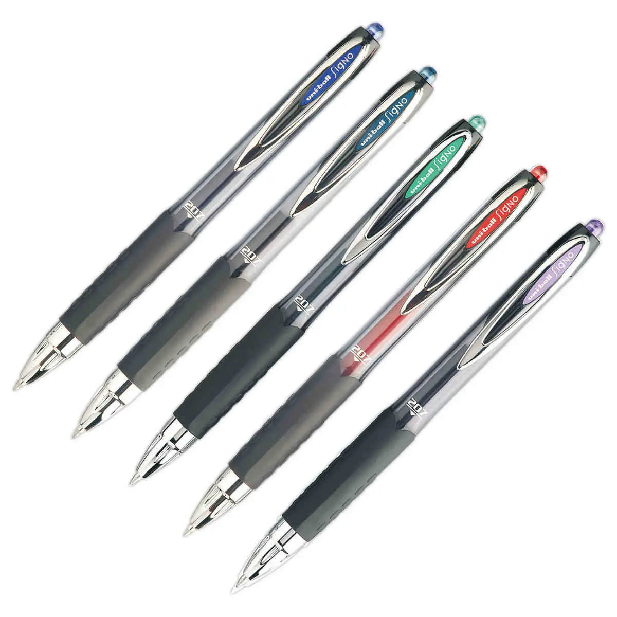 Stylo bille Signo RT 207 - &Eacute;criture moyenne - Noir - UNI-BALL photo du produit