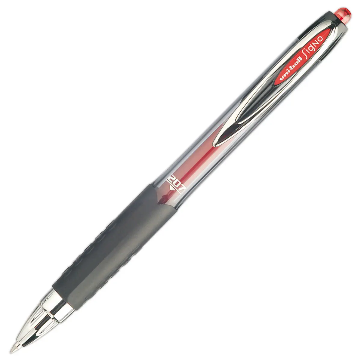 Stylo bille Signo RT 207 - &Eacute;criture moyenne - Rouge - UNI-BALL photo du produit