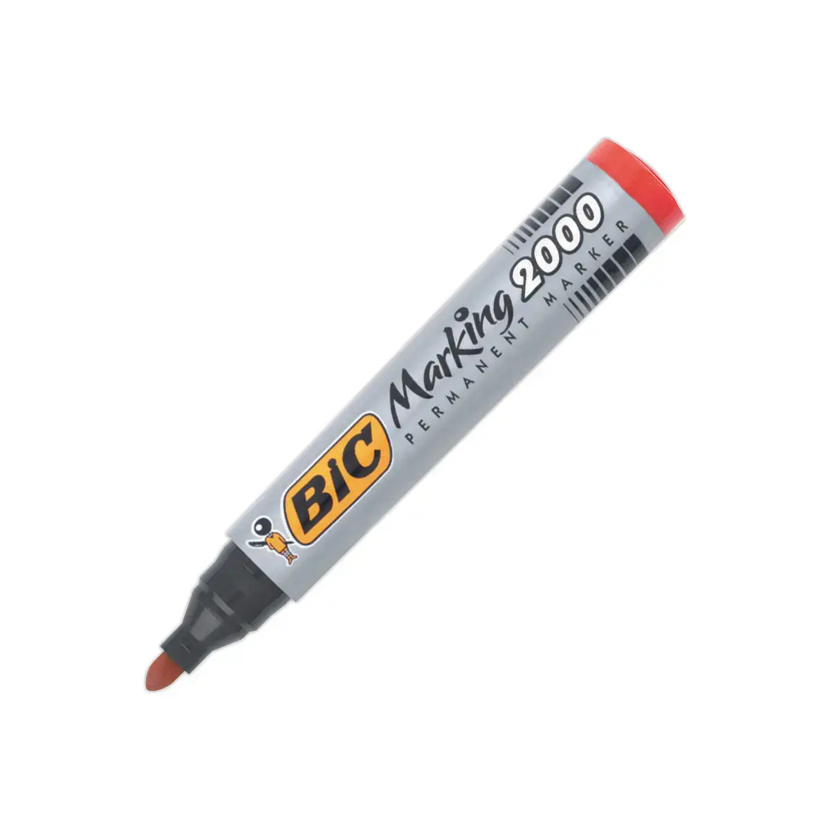 Marqueur Marking 2000 - Permanent - Pointe ogive - Rouge - BIC photo du produit