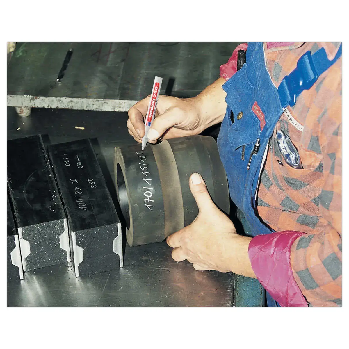 Marqueur peinture - 750 pointe moyenne - Blanc - Edding photo du produit