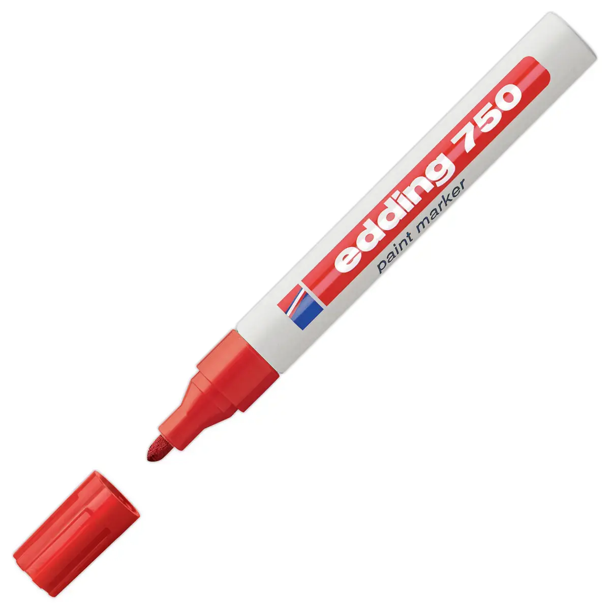 Marqueur peinture Edding 750 pointe moyenne - Rouge photo du produit