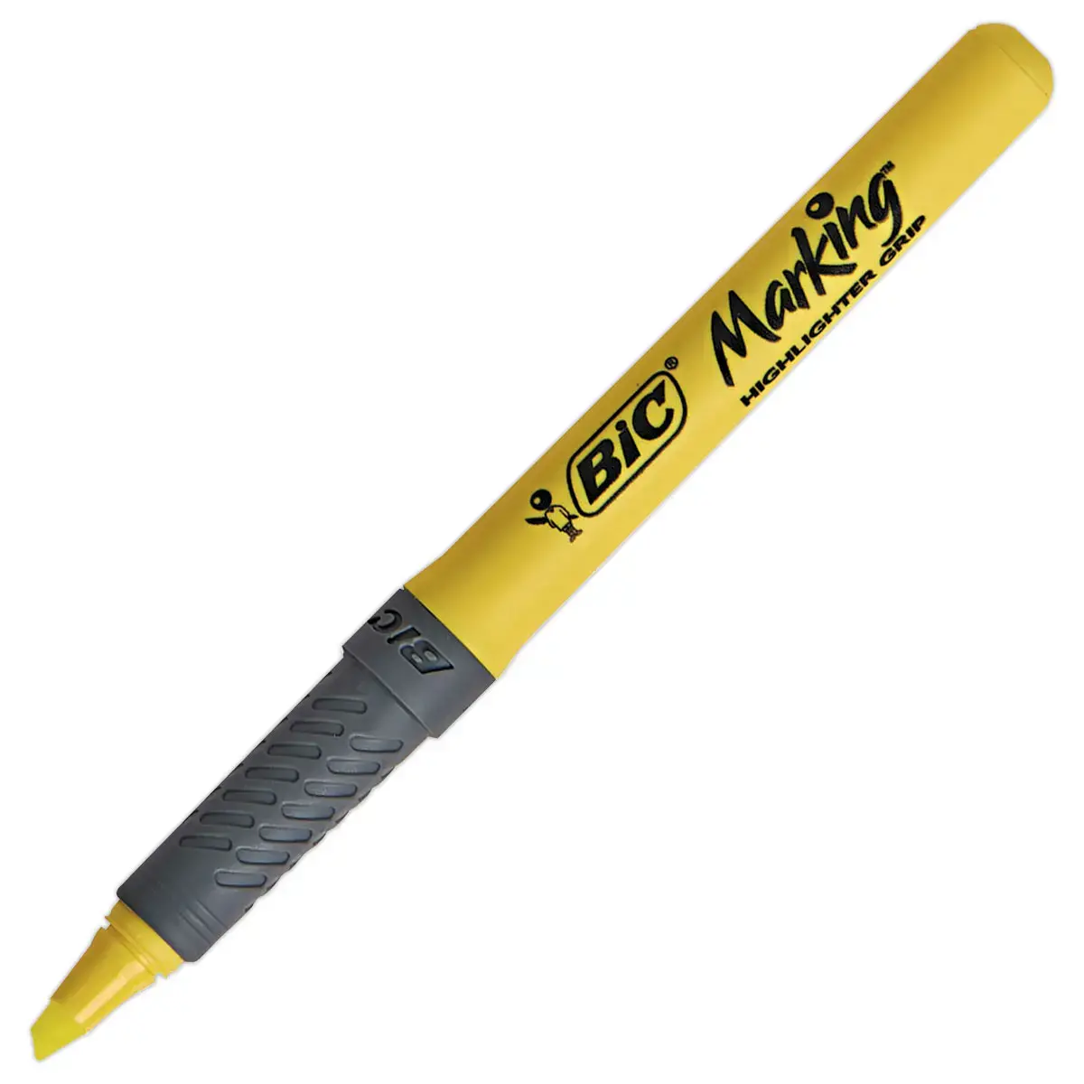 Surligneur &agrave; grip Brite Liner - Jaune - BIC photo du produit