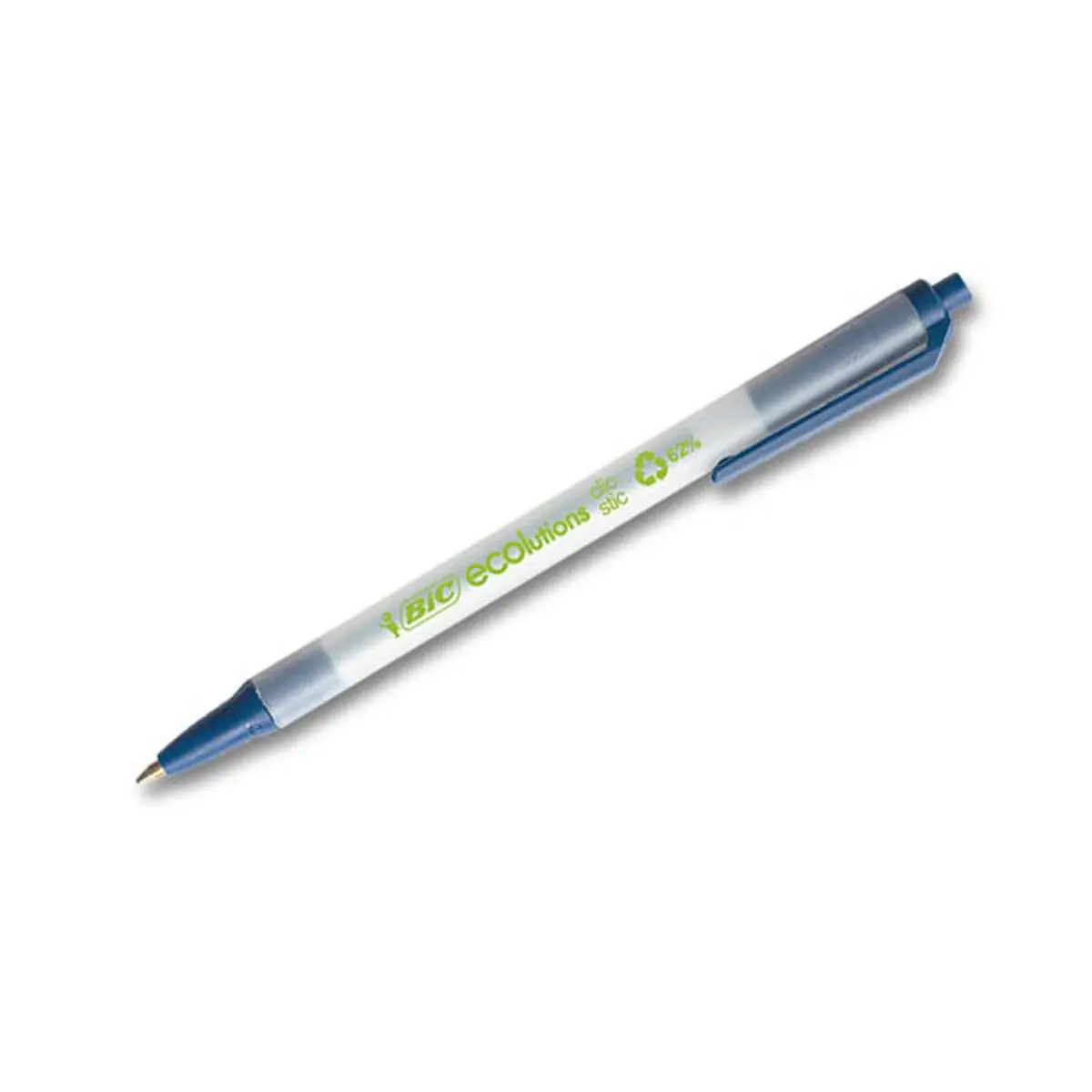 Stylo bille rétractable Ecolutions - Ecriture moyenne - Bleu - BIC photo du produit