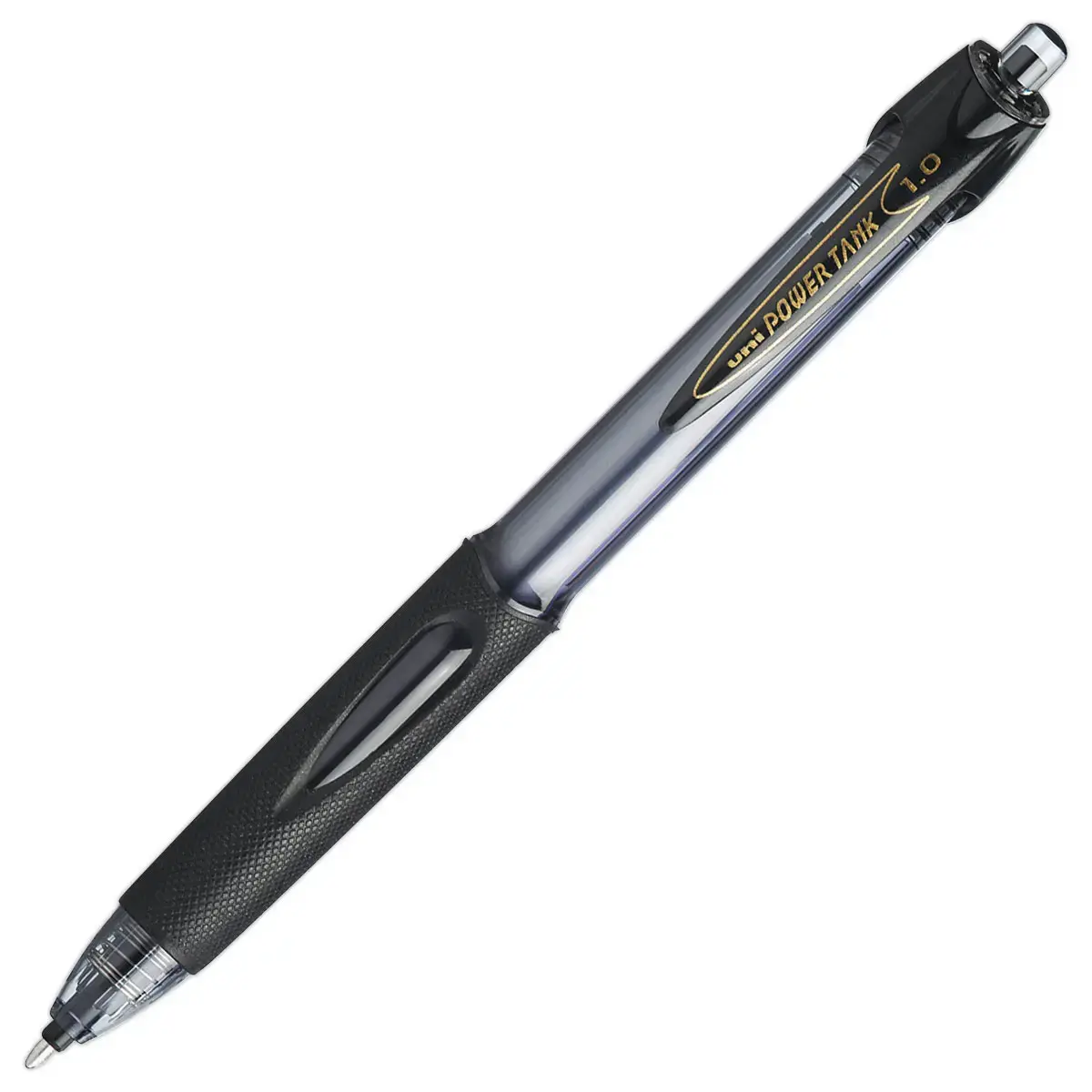 Stylo bille Power Tank Rétractable - Rechargeable - Noir - UNI-BALL photo du produit