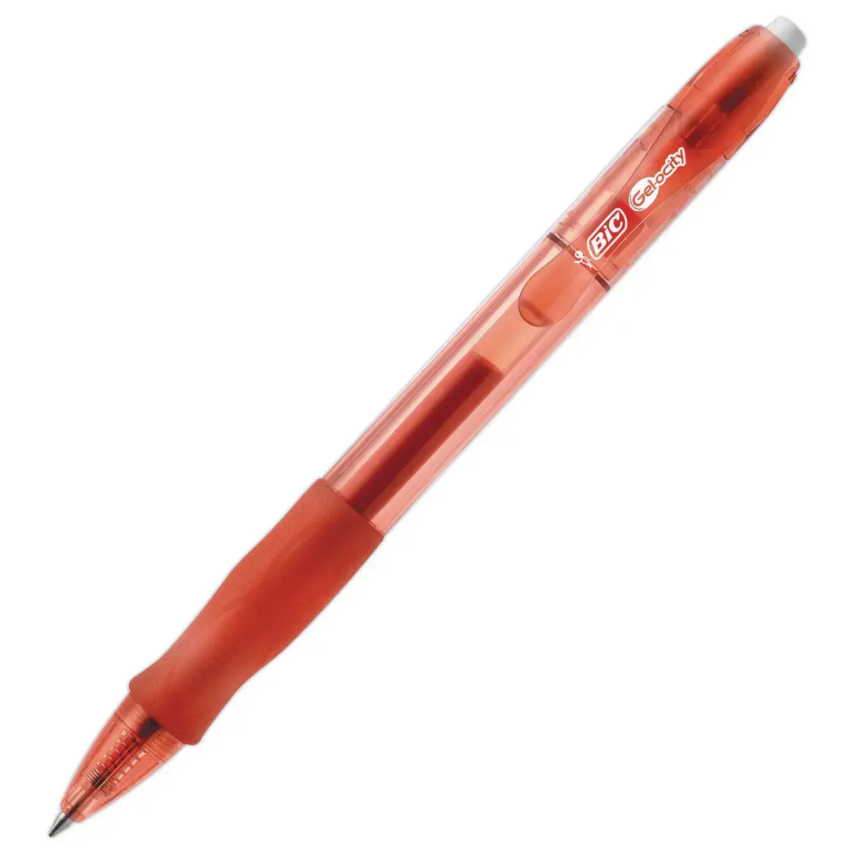 Stylo retractable Gel-ocity - Écriture moyenne - Rouge - BIC photo du produit