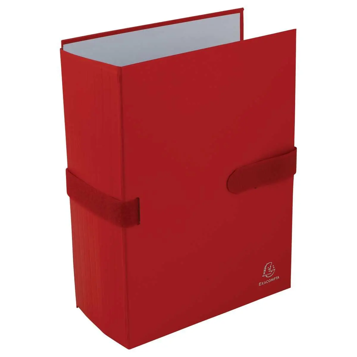 Chemise extensible à sangle velcro - Rouge - EXACOMPTA photo du produit