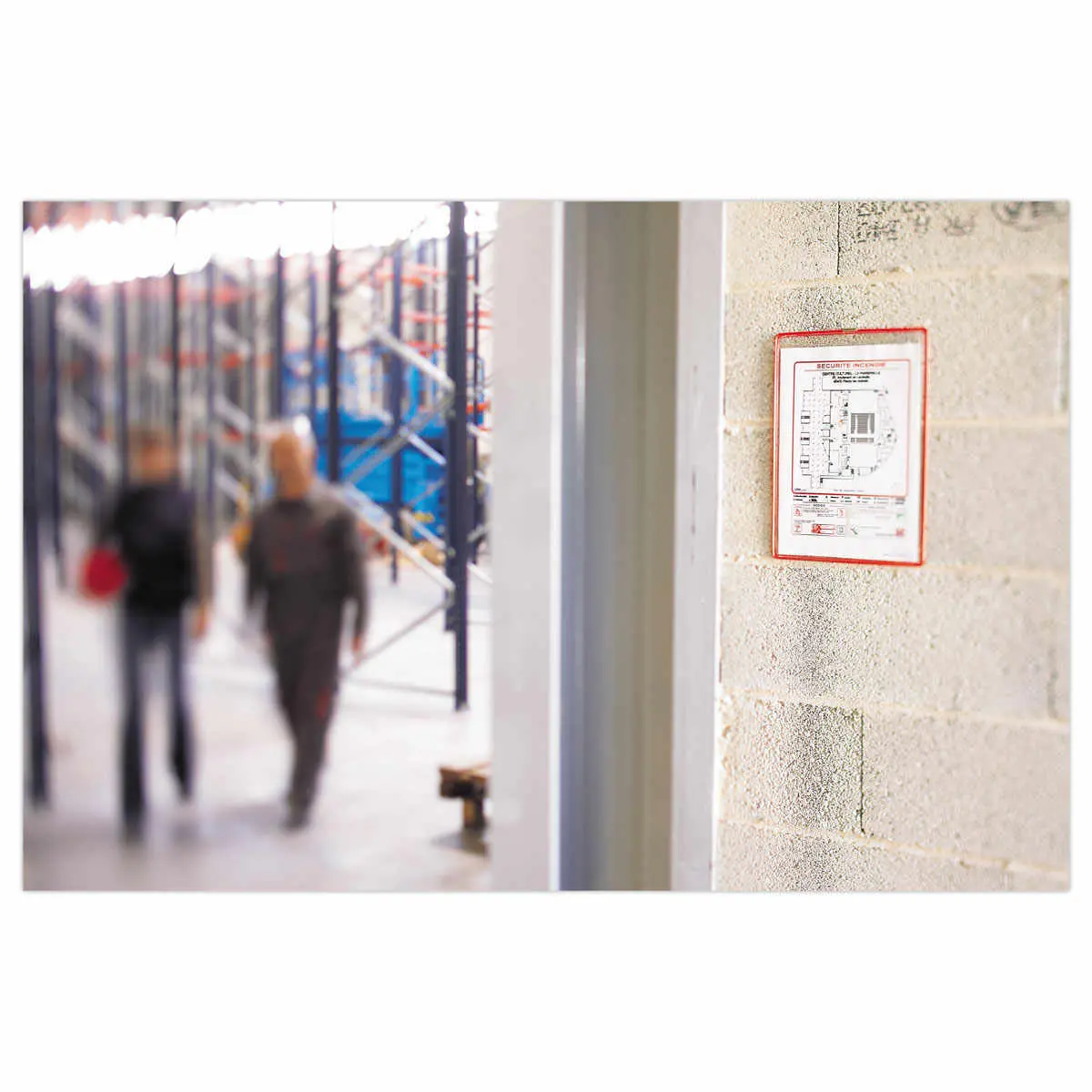 5 Pochettes d'affichage &agrave; anse A4 TARIFOLD - Assortis photo du produit