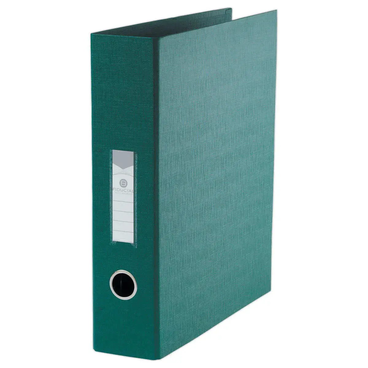 Classeur en PVC vert anneaux en D - Dos 8cm - Anneaux Ø50mm - Fiducial photo du produit