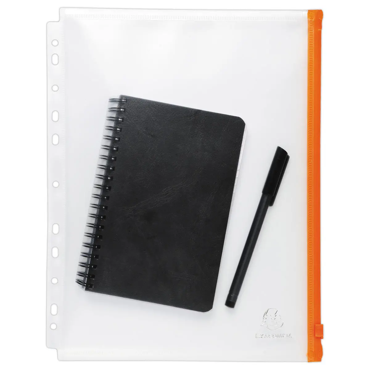 5 Pochettes perforées à glissière  - A4 - 20/100ème - EXACOMPTA photo du produit