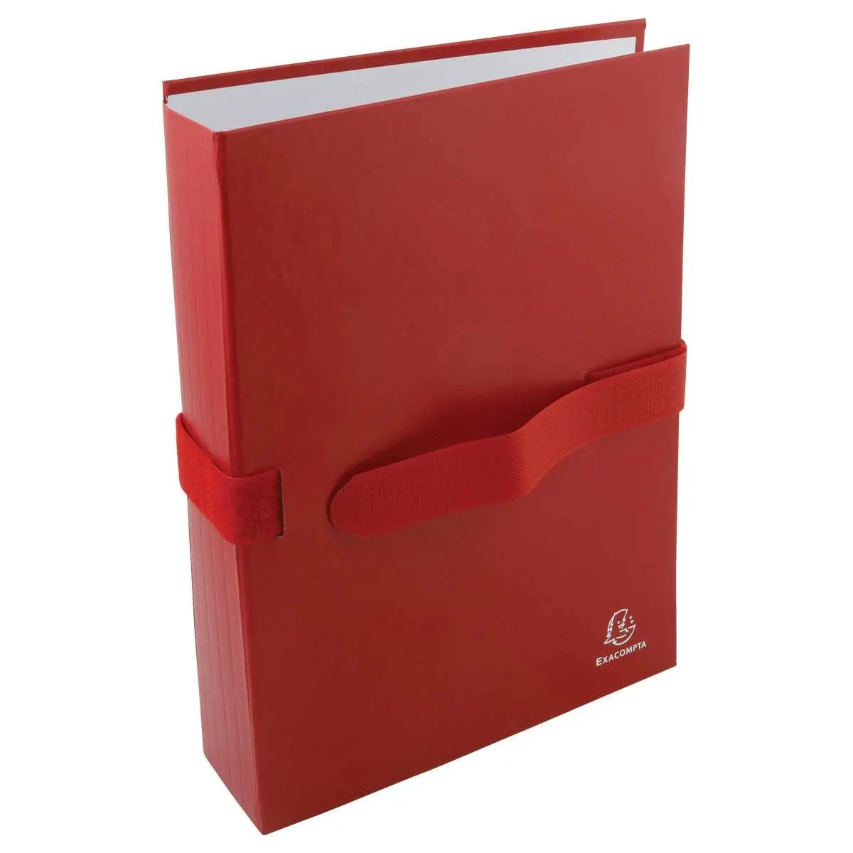 Chemise à sangle scratch et rabat Balacron - Bordeaux - EXACOMPTA photo du produit