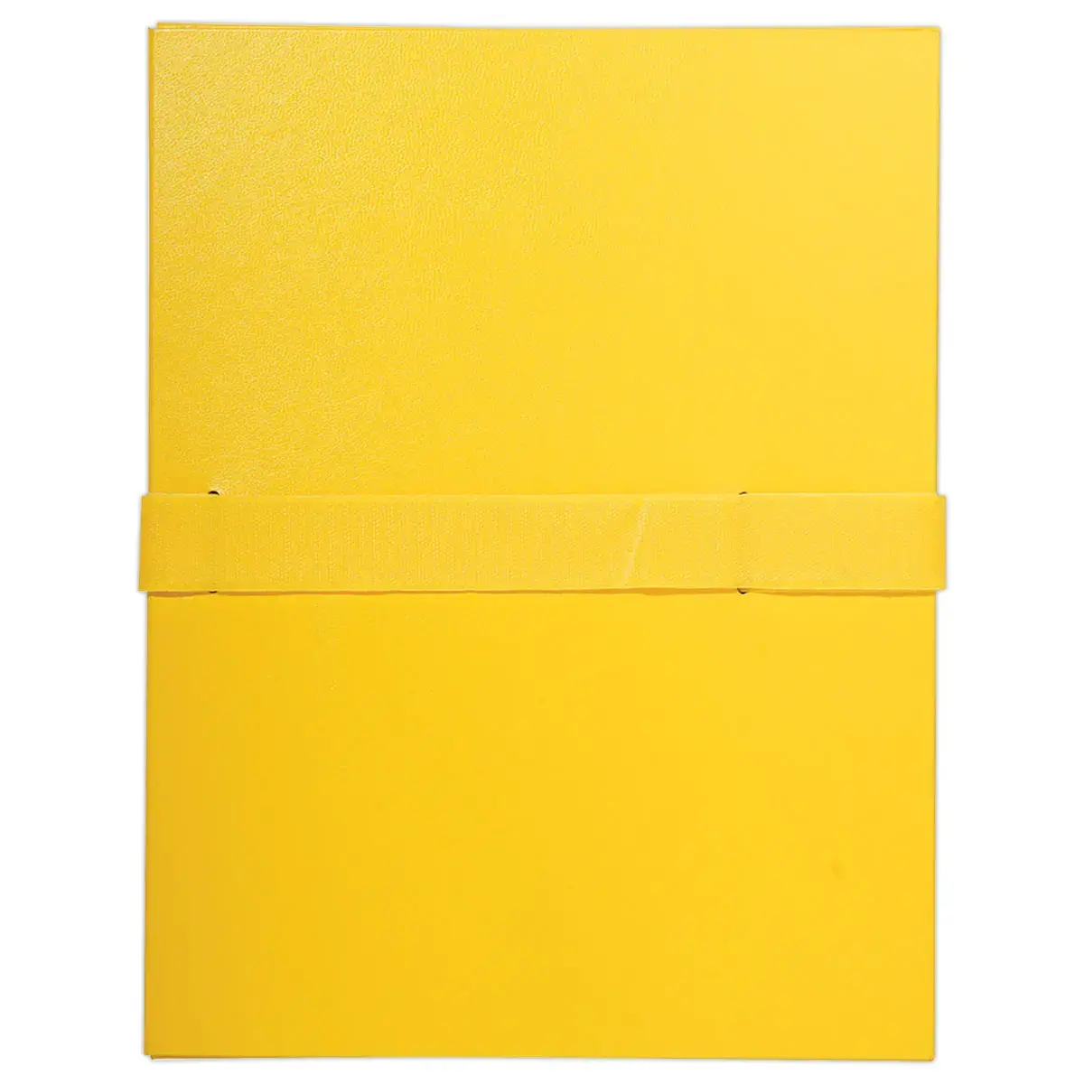 Chemise à sangle scratch et rabat Balacron - jaune - Exacompta photo du produit