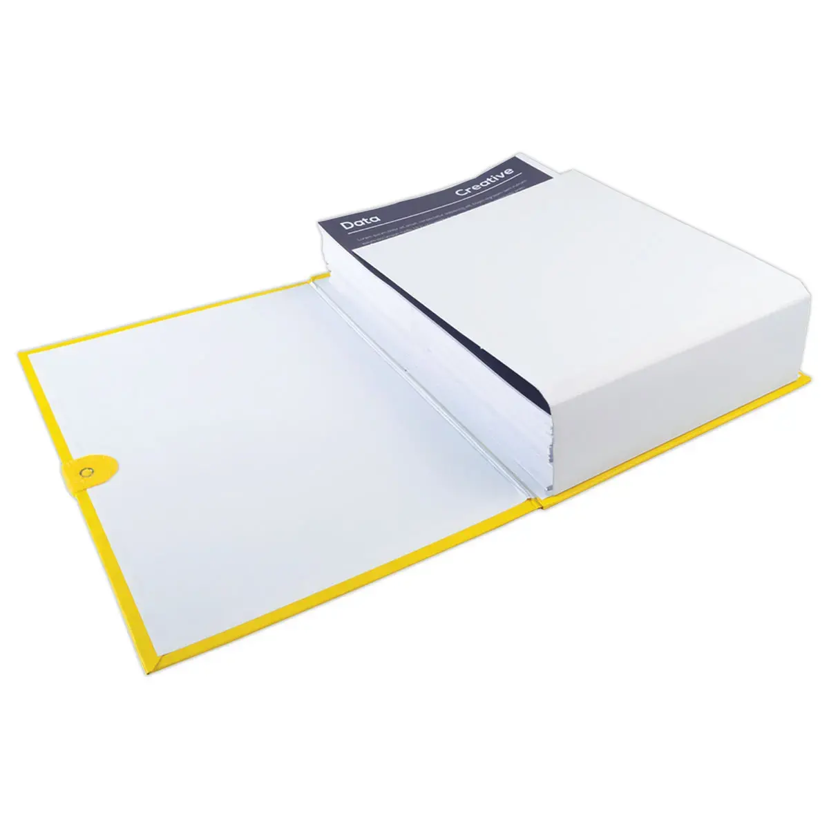Chemise à sangle scratch et rabat Balacron - jaune - Exacompta photo du produit