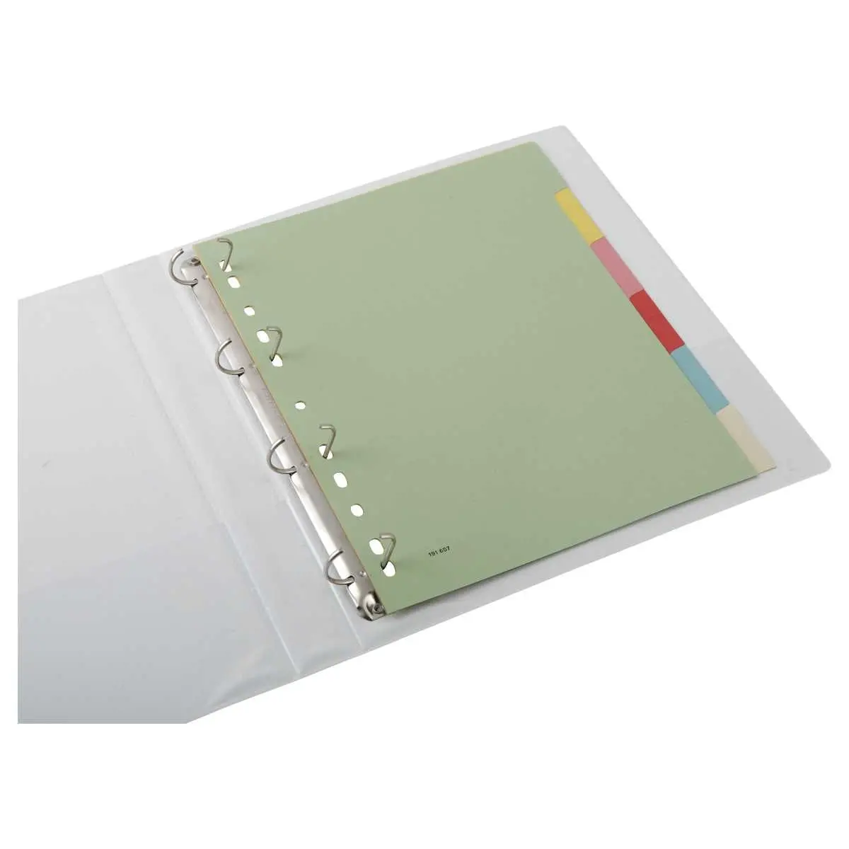 Jeu d'intercalaires multicolores carte 180G - A4 - 6 onglets neutres photo du produit