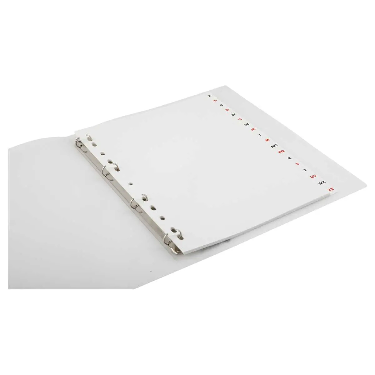 Jeu d'intercalaires alphab&eacute;tiques ELBA - Carte blanche 180 g - A4 - 18 onglets bicolores photo du produit