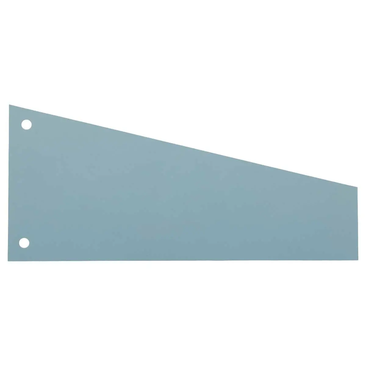 100 Intercalaires carte format Trapèze - Economique - Bleu - SOCARPA photo du produit