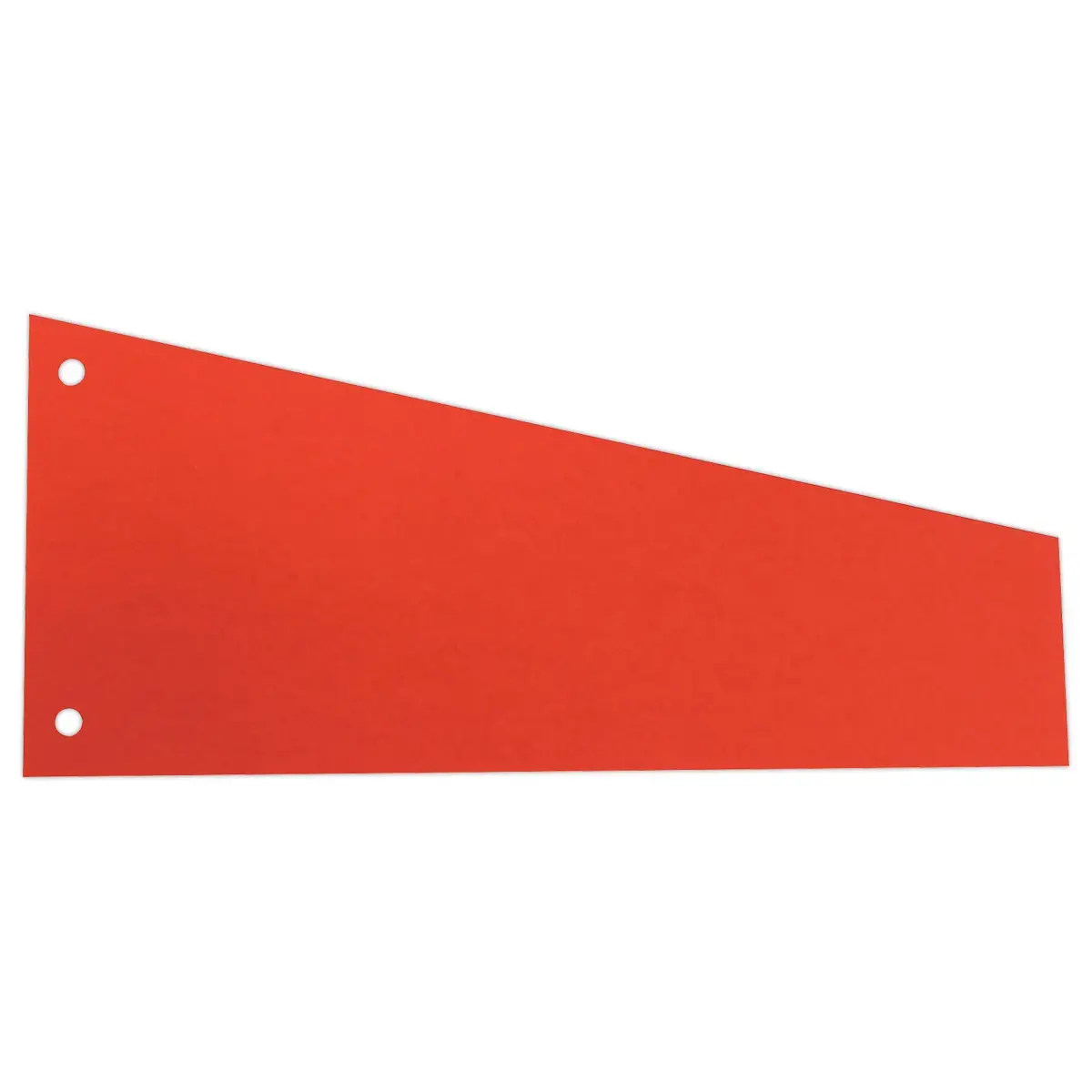 100 Intercalaires carte format Trap&egrave;ze - Economique - Rouge - Socarpa photo du produit