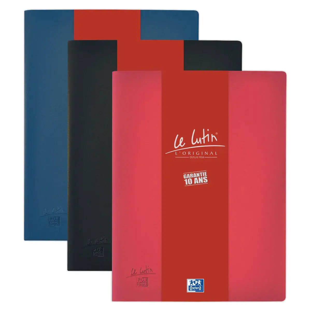 Protège-documents Le Lutin Classique A4 - 30 pochettes - Noir - Oxford photo du produit