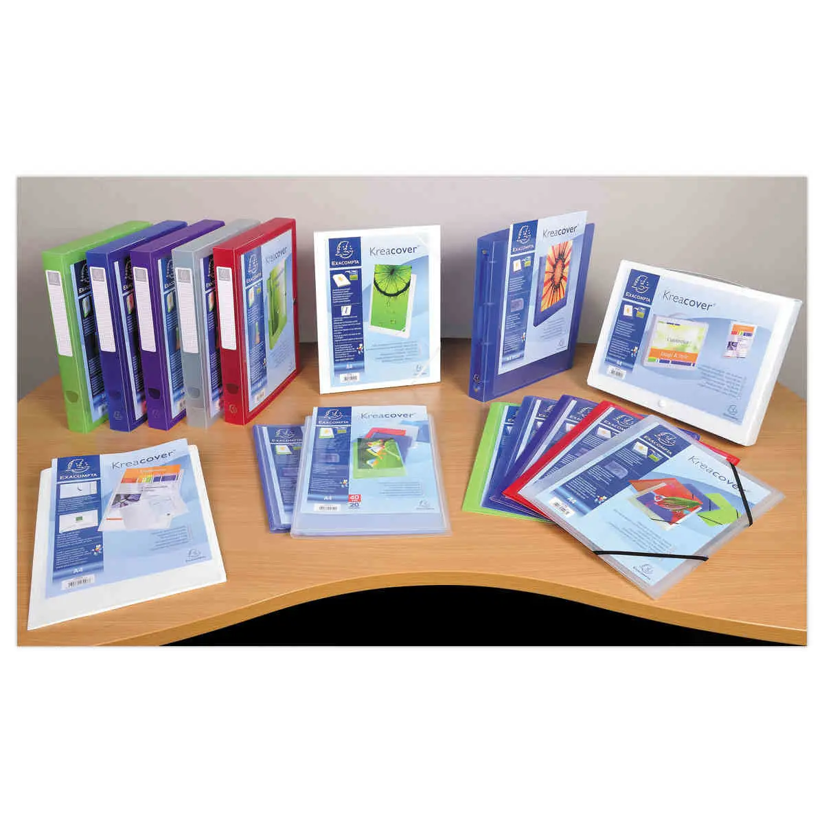 5 Classeurs personnalisables Kreacover - EXACOMPTA photo du produit