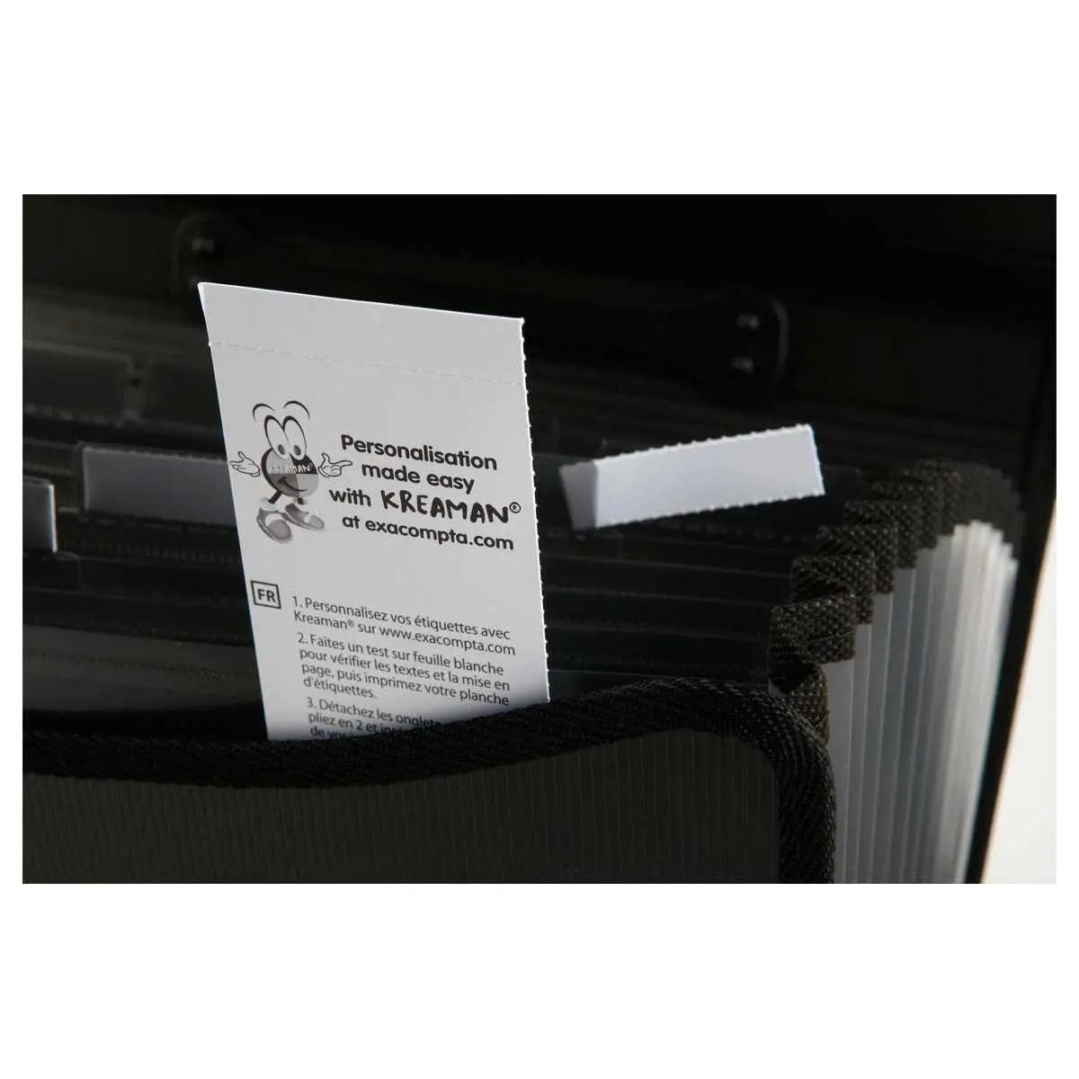 Trieur valisette Exacase - 13 compartiments - Exacompta photo du produit