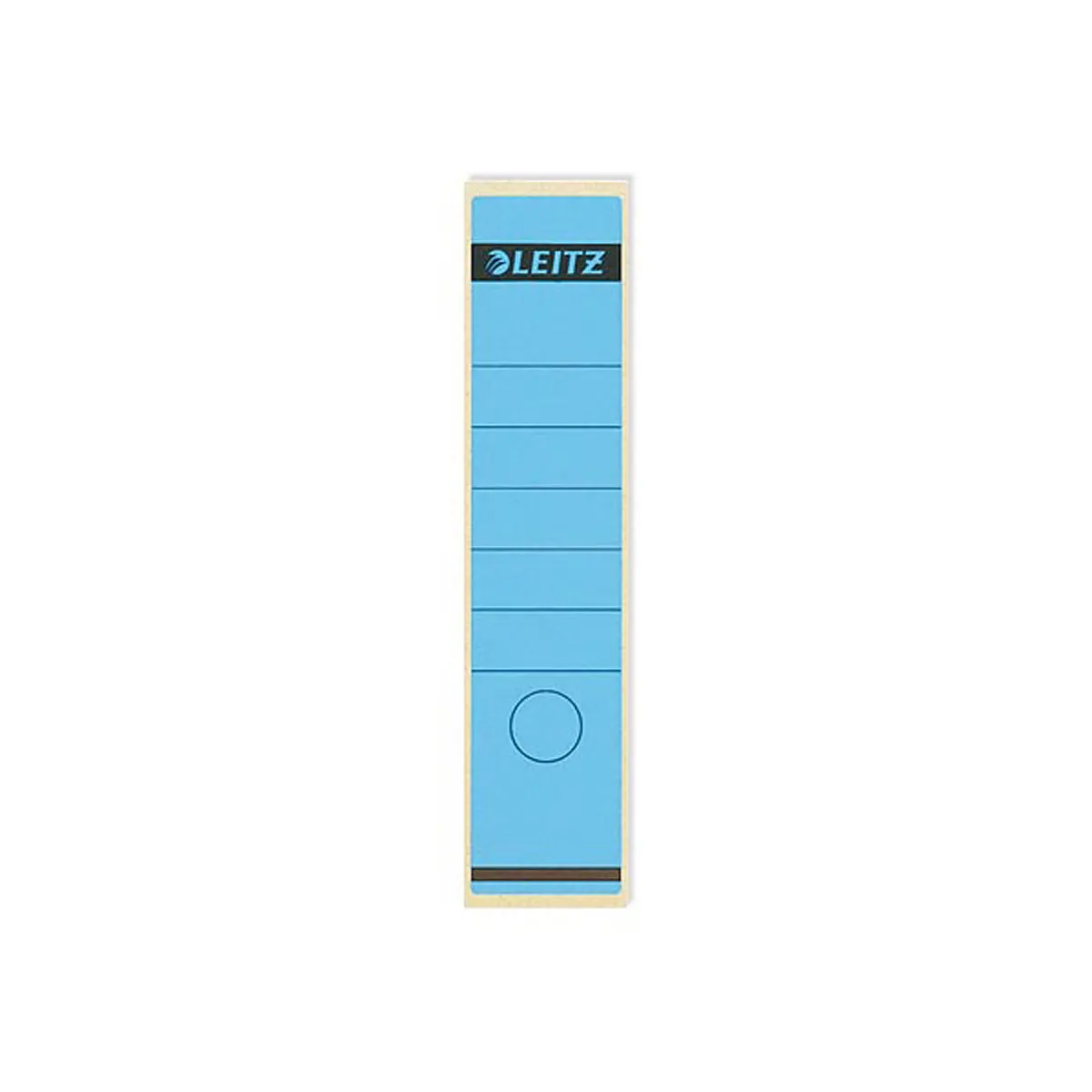 Sachet de 10 Étiquettes pour classeur à levier LEITZ 1640 (large/long) bleu photo du produit