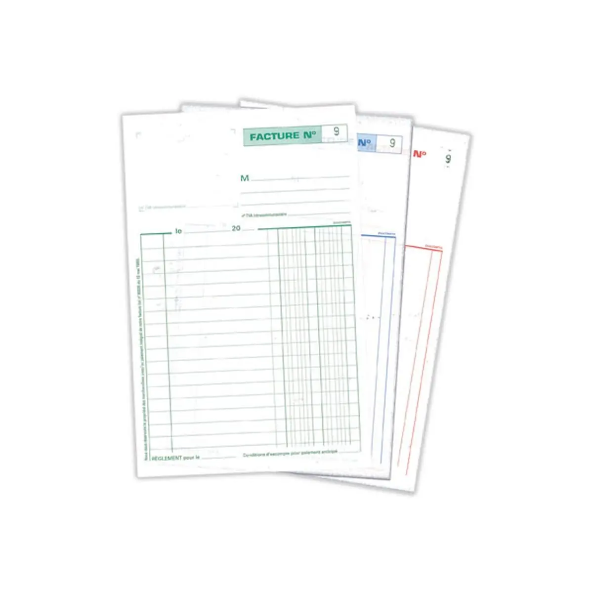 Manifold autocopiant - "Factures" - Foliotage 50/3 - EXACOMPTA photo du produit