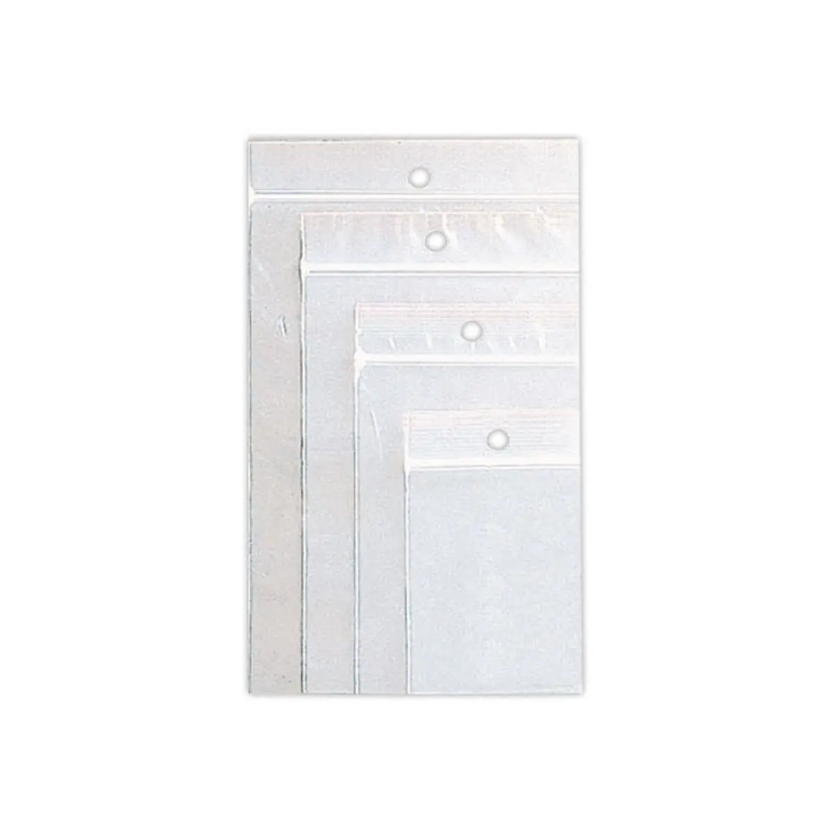 1000 Sachets plastiques grip - 180 x 250 mm photo du produit