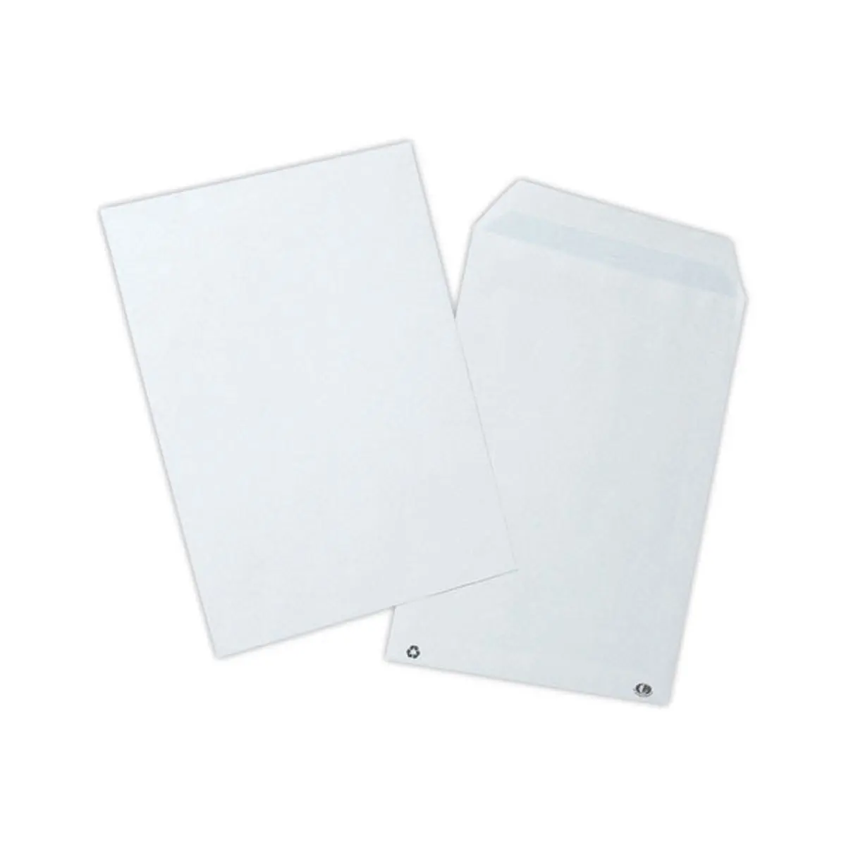 500 Pochettes blanches 90g - 162x229mm sans fenêtre photo du produit