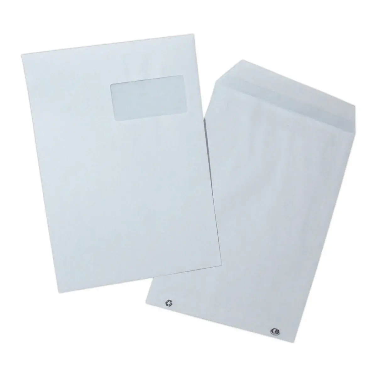 250 Pochettes blanches autocollantes avec fenêtre - 229x324 mm - GPV Everyday photo du produit