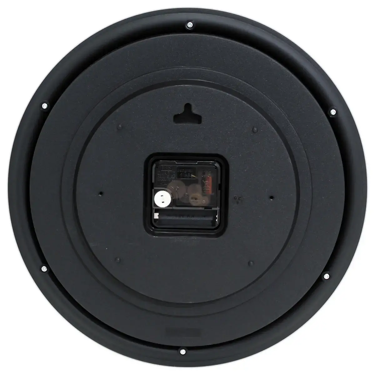 Horloge murale argent&eacute;e photo du produit