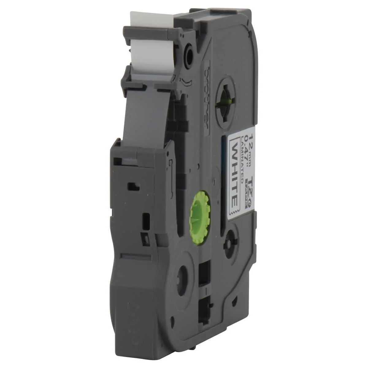 Ruban TZE 8m x 12 mm - BROTHER Tze 231 - texte noir sur fond blanc photo du produit