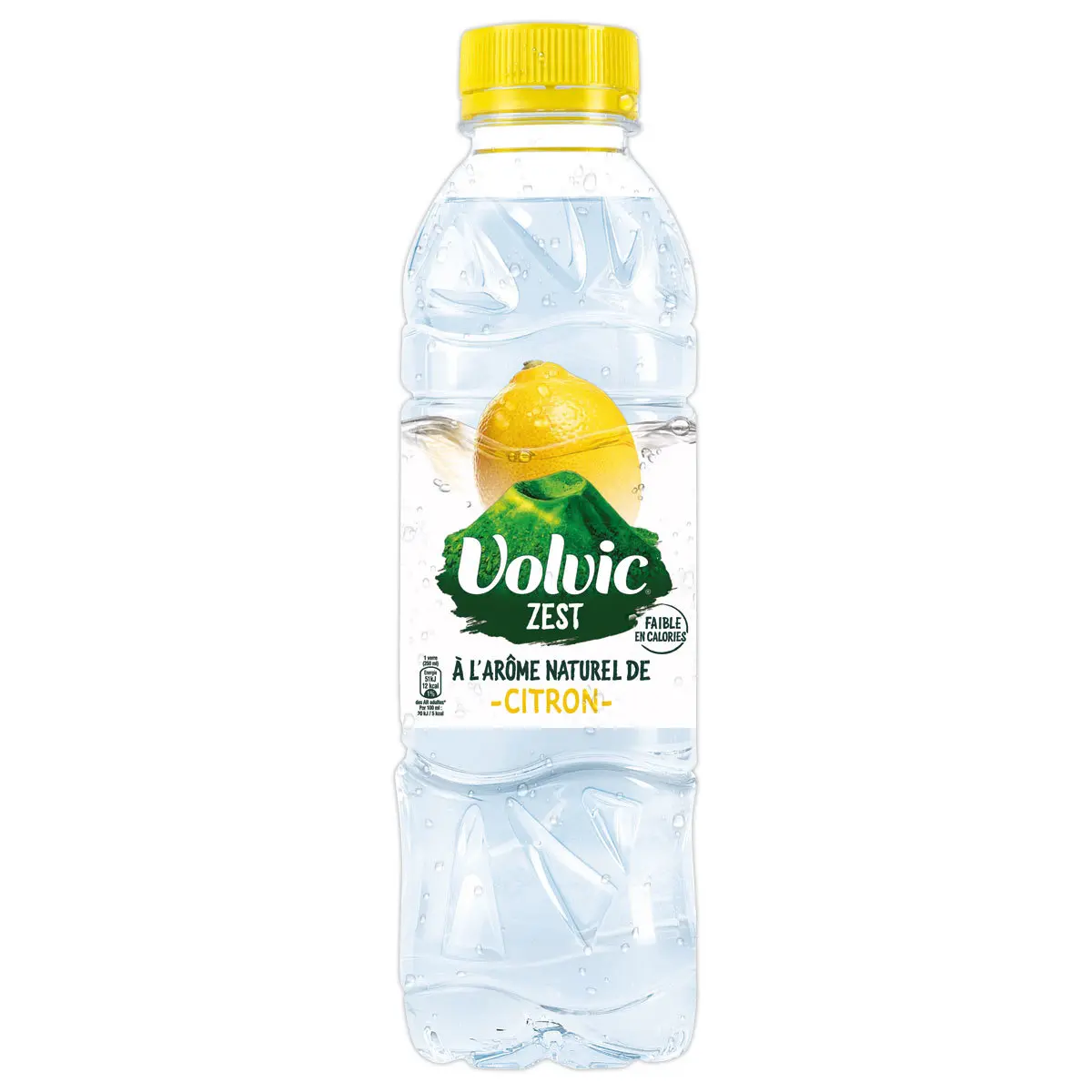 24 Bouteilles d'eau aromatisée Touche de fruits Citron - 50 cl - VOLVIC photo du produit