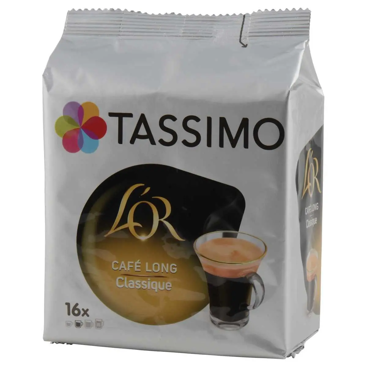 Lot de 2 capsules de café rechargeables pour machine Tassimo Bosch