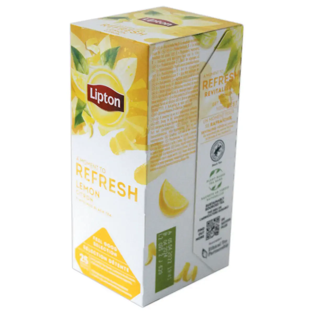 Sachets de thé - Thé noir saveur citron - LIPTON photo du produit