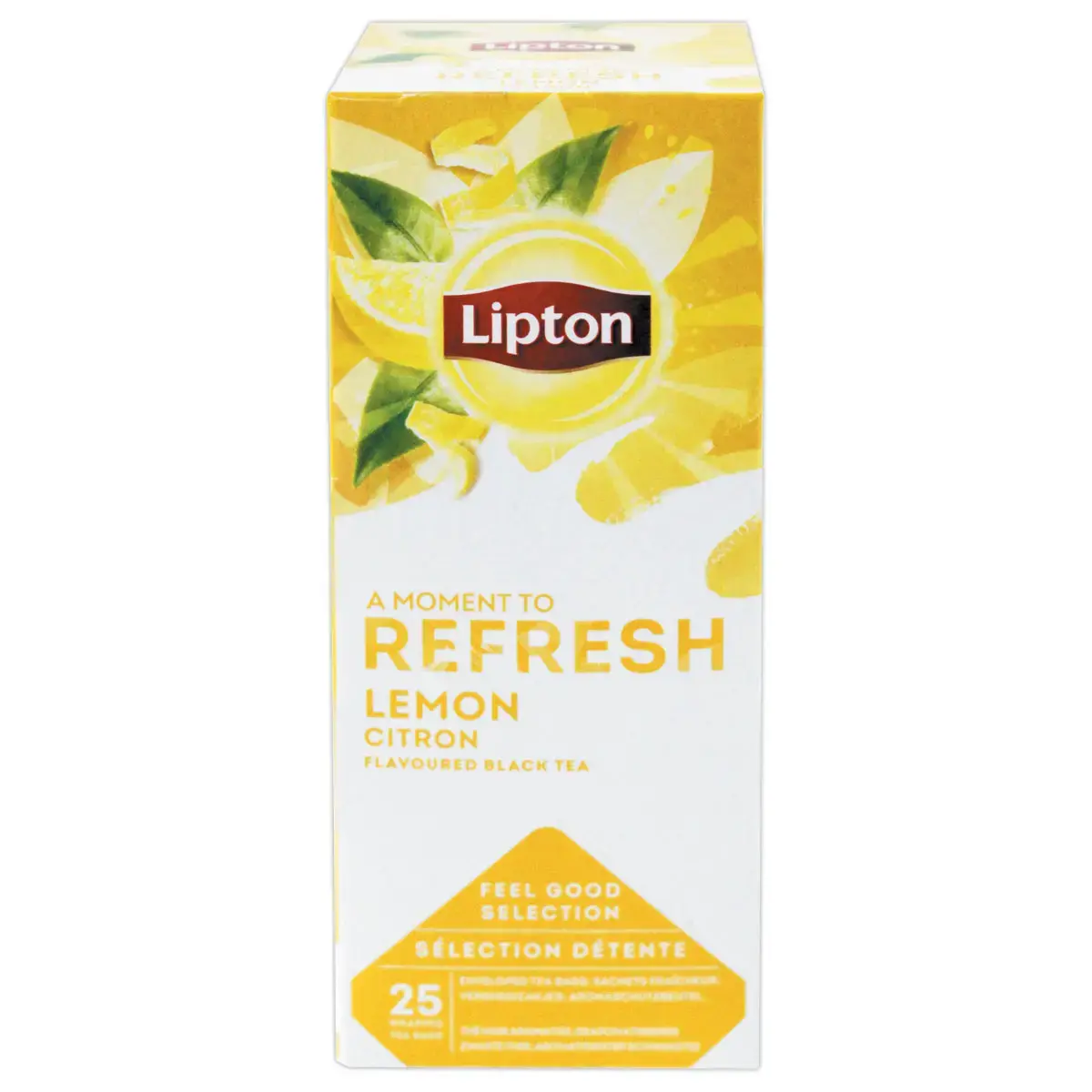 Sachets de thé - Thé noir saveur citron - LIPTON photo du produit