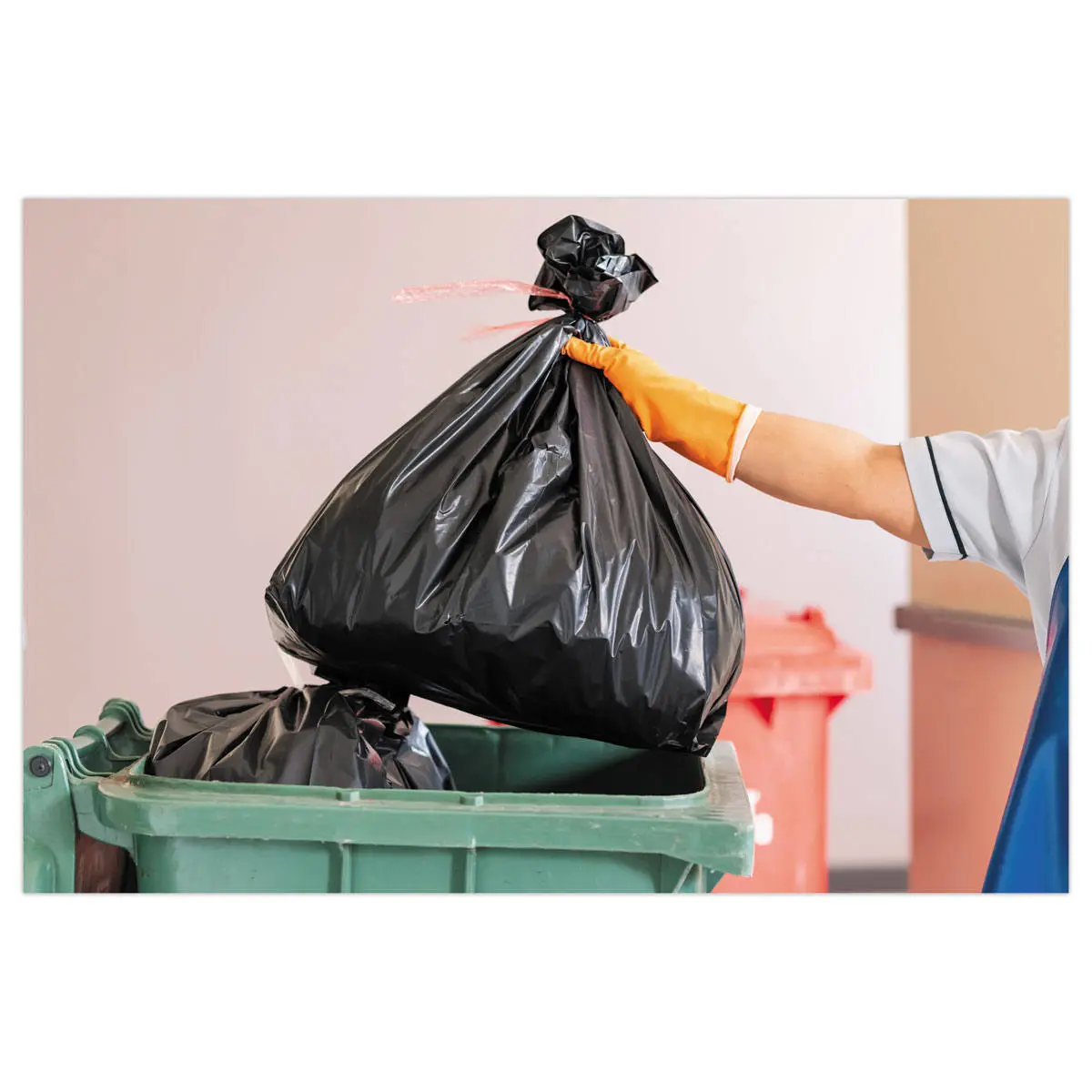 Sac poubelle - Contenance : 50 L - Nombre de sacs : 10 - Version : Sans  lien avec soudure de fond - ITAR