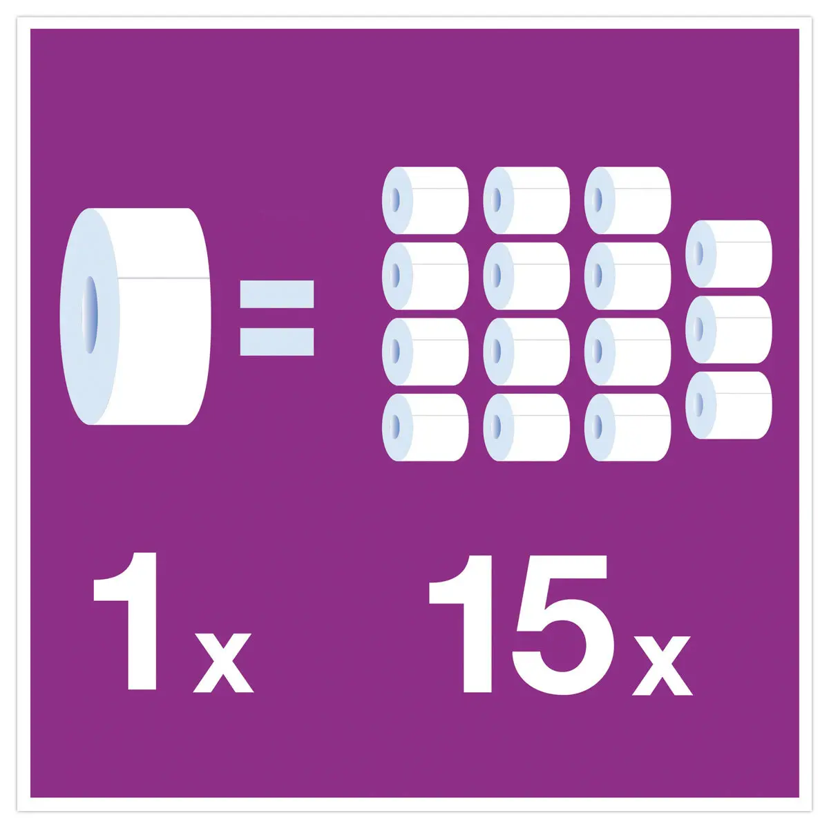 6 Rouleaux de papier toilette Jumbo Premium - TORK photo du produit