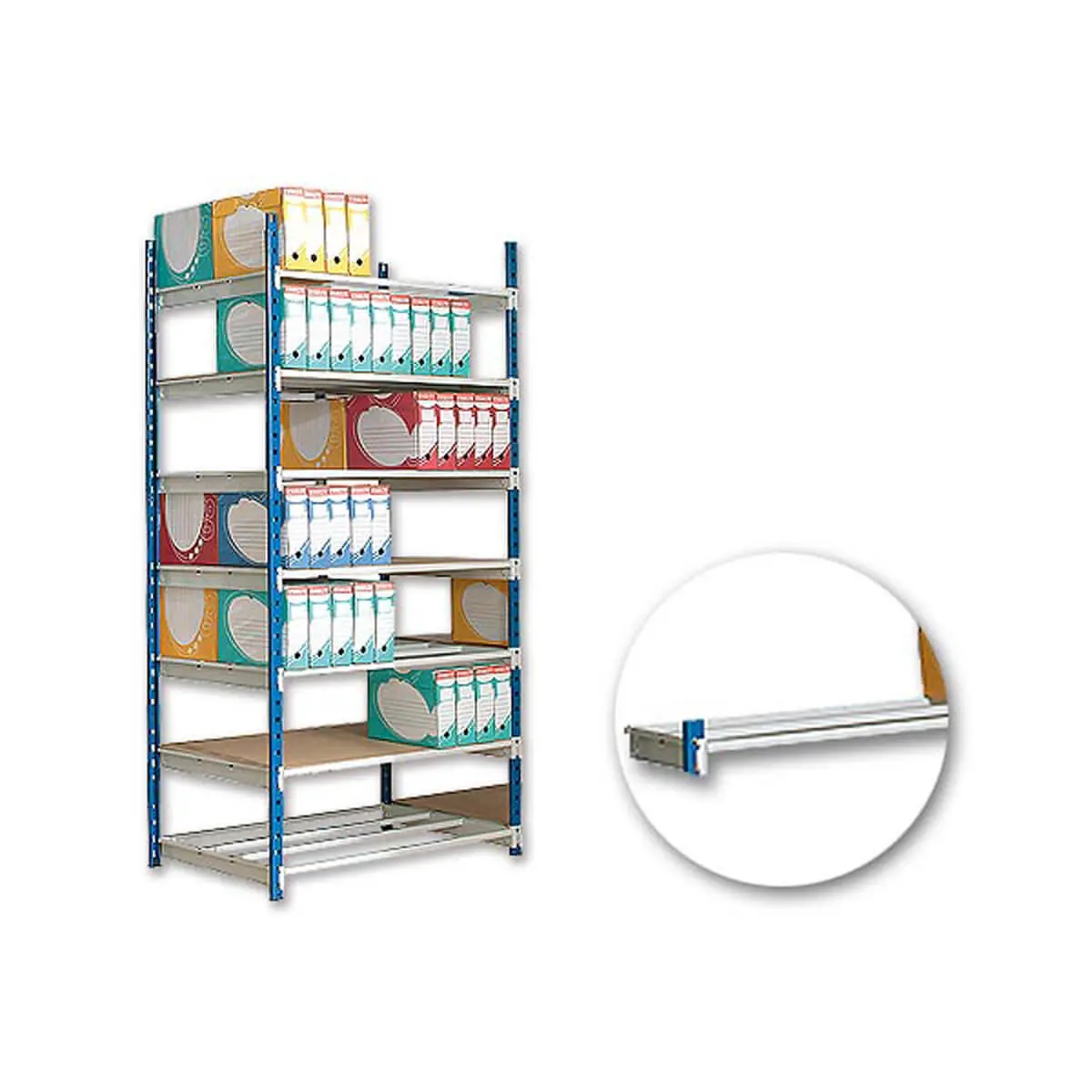 Elément complémentaire - 7 étagères - 100 x 70 x 200 cm photo du produit