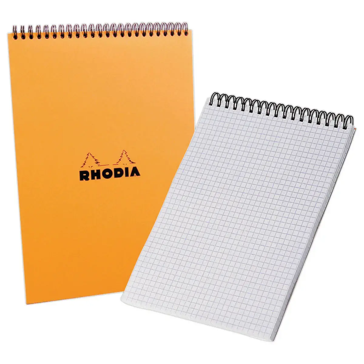 Bloc-notes spiral&eacute; A4 - 5x5 - 80g - Rhodia photo du produit