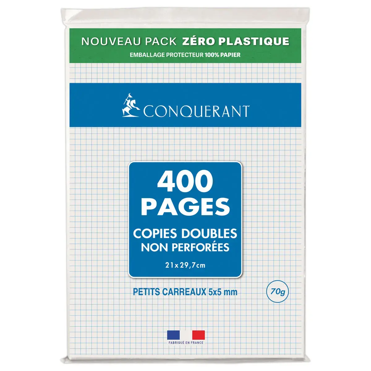 100 Copies doubles A4 - 70 g - Conquerant photo du produit