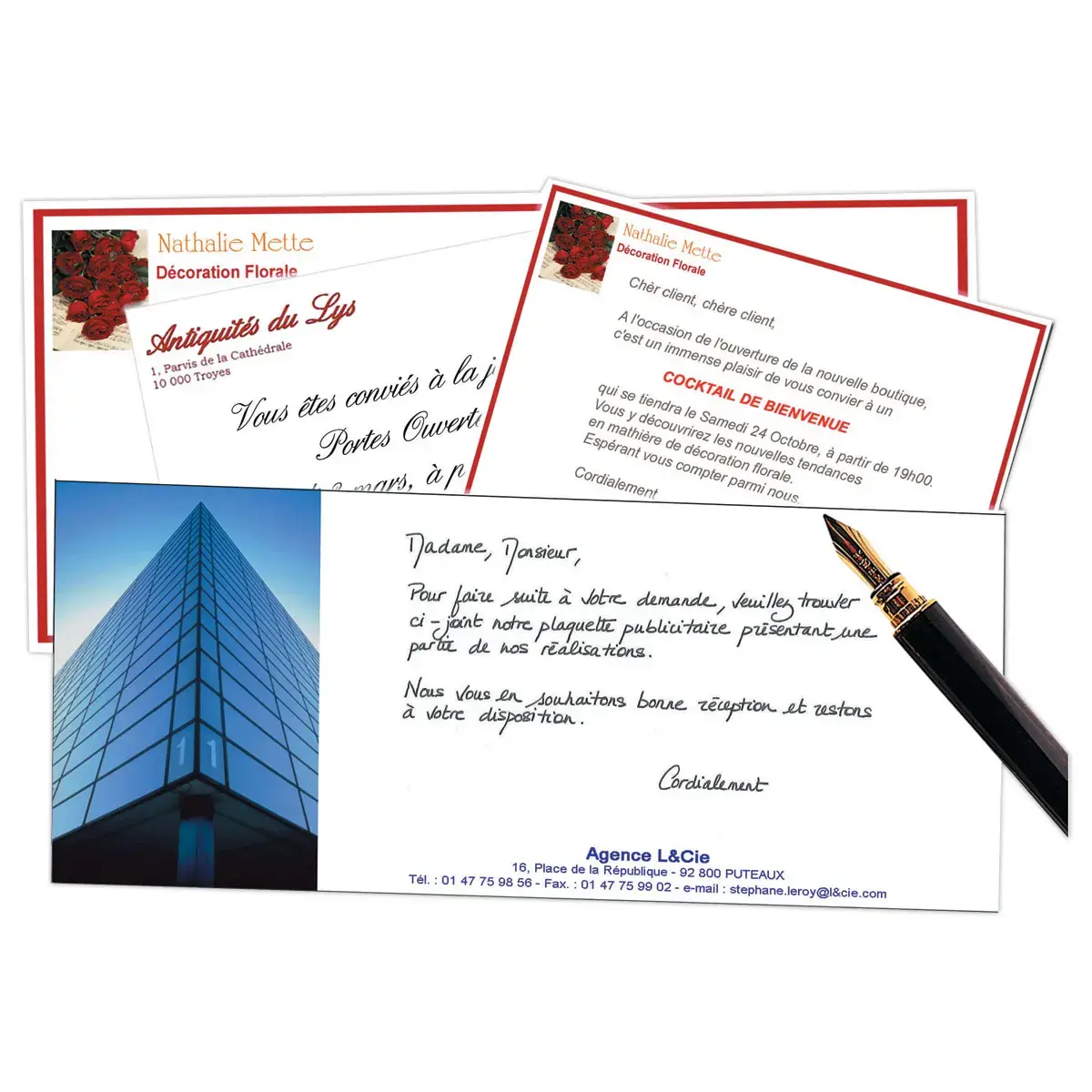 Boîte de 75 cartes de correspondance mat laser - 210x 99 mm - Avery photo du produit