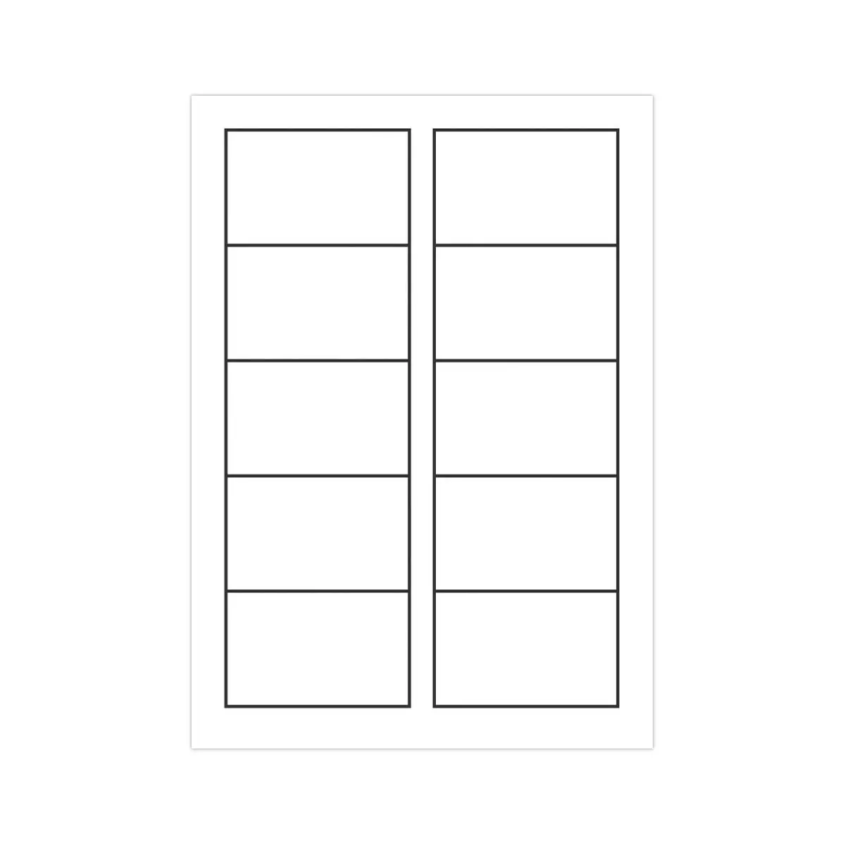 Boîte de 250 cartes de visite personnalisables pour impression laser - 86x54mm - 220g - AVERY photo du produit