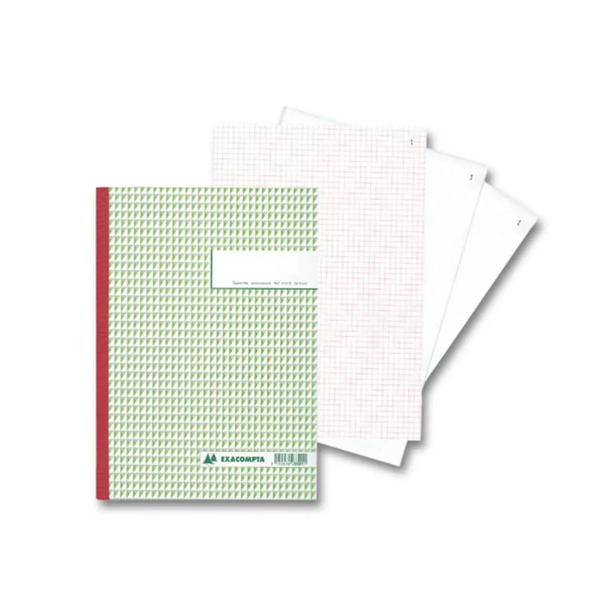 Manifold autocopiant imprim&eacute; quadrill&eacute; - 10,5x14,8cm - EXACOMPTA photo du produit