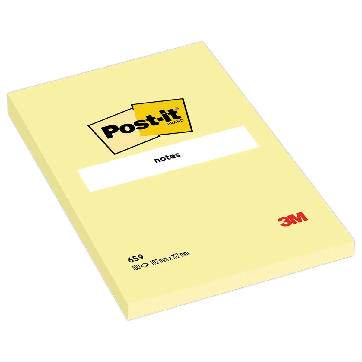 Bloc Post-it grand format notes repositionnables photo du produit