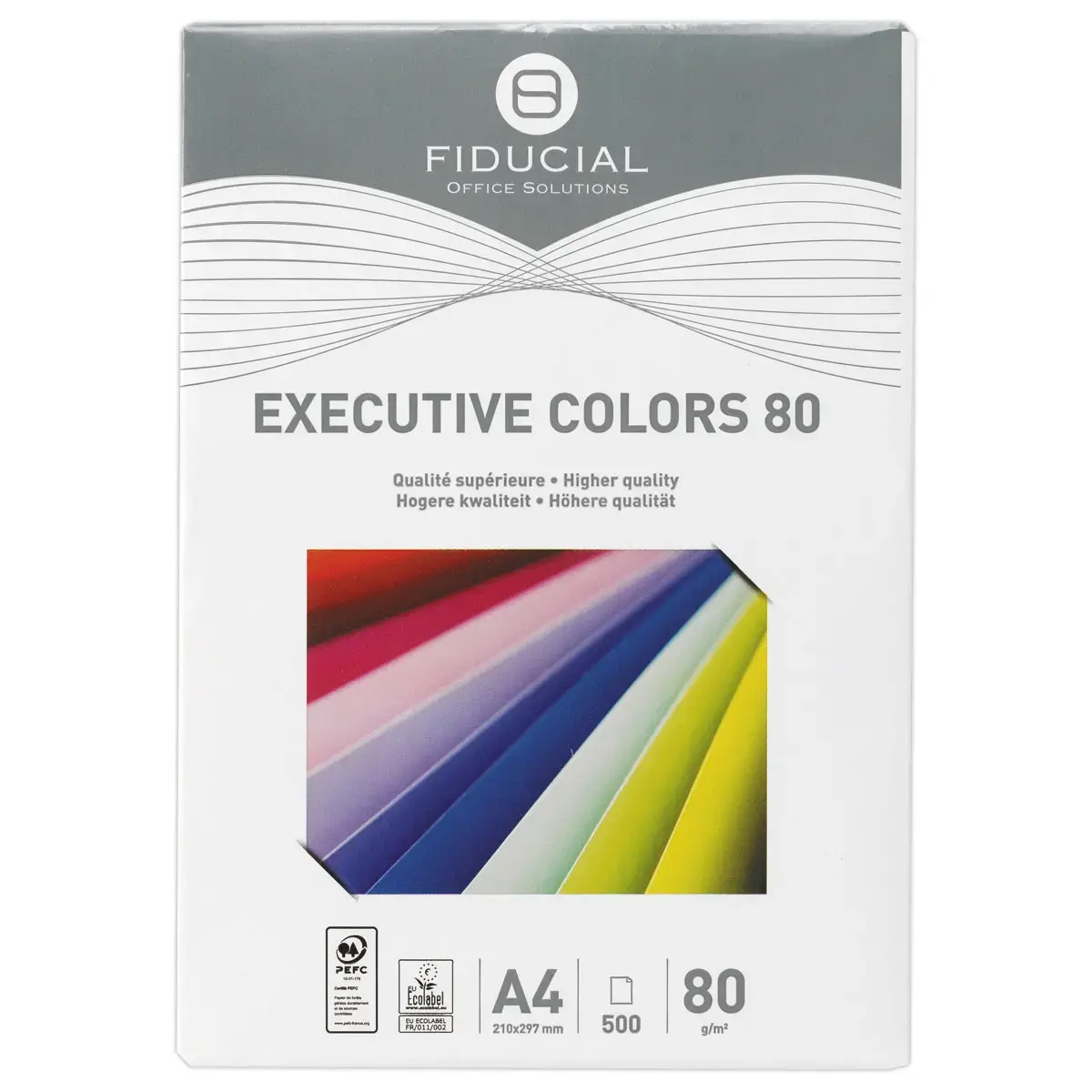 Ramette de papier couleur pastel A4 Executive Colors 80g - Bleu - FIDUCIAL photo du produit
